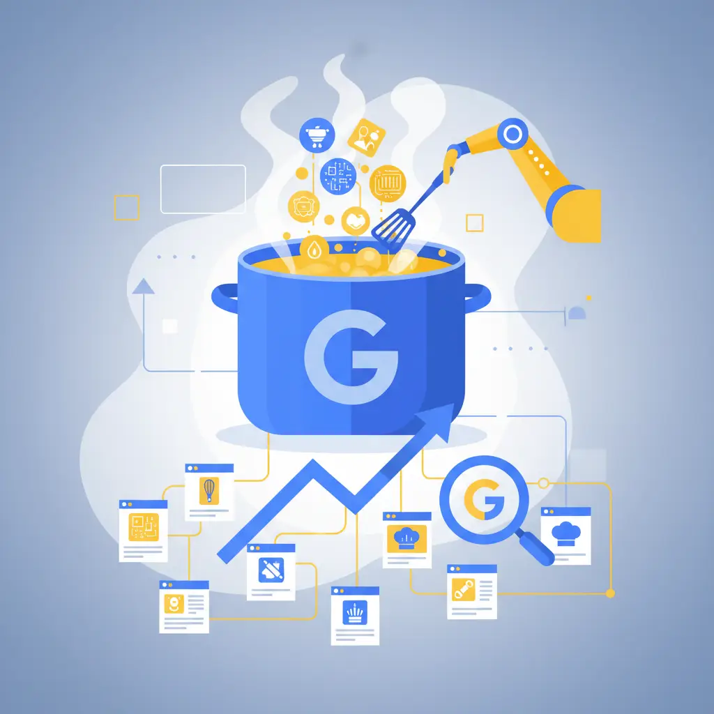 Google cocina un nuevo SEO: más tráfico para blogs de recetas con IA