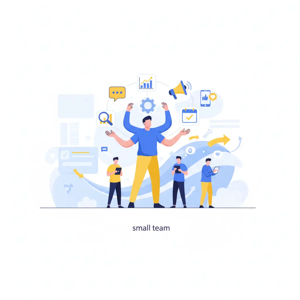 Marketing Digital: El Malabarismo de los Pequeños Equipos Social Media